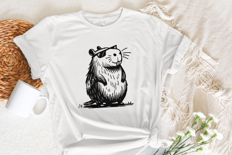 cool-and-funny-capybara-cute-retro-creature-quirky-capybara-design-p