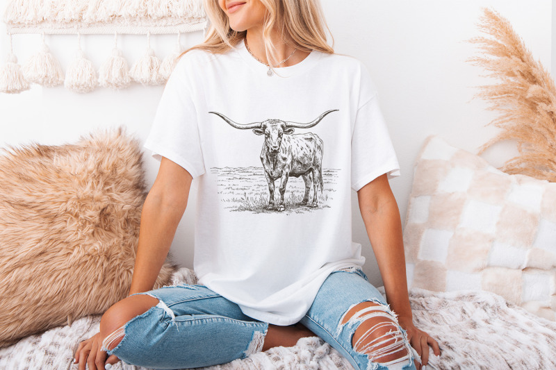 texas-longhorn-western-png-cowgirl-cowboy-country-design-vintage-st