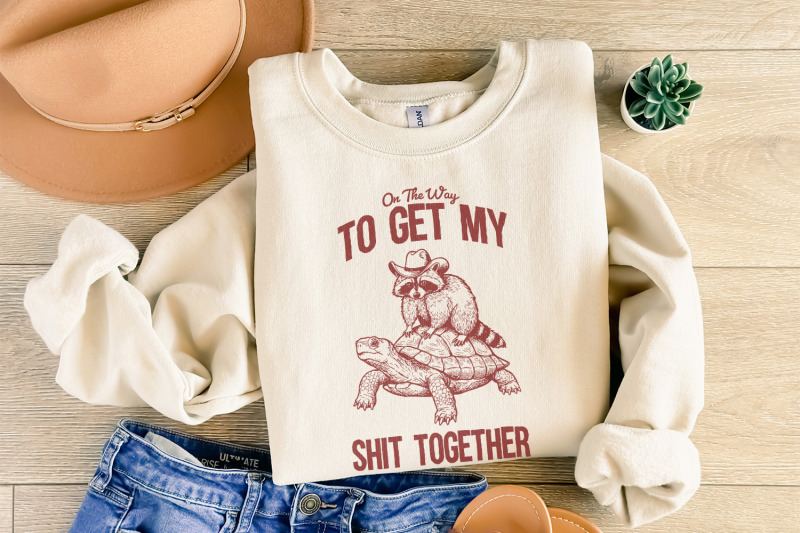 on-the-way-to-get-my-life-together-png-funny-raccoon-png-adult-humor
