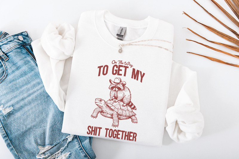 on-the-way-to-get-my-life-together-png-funny-raccoon-png-adult-humor