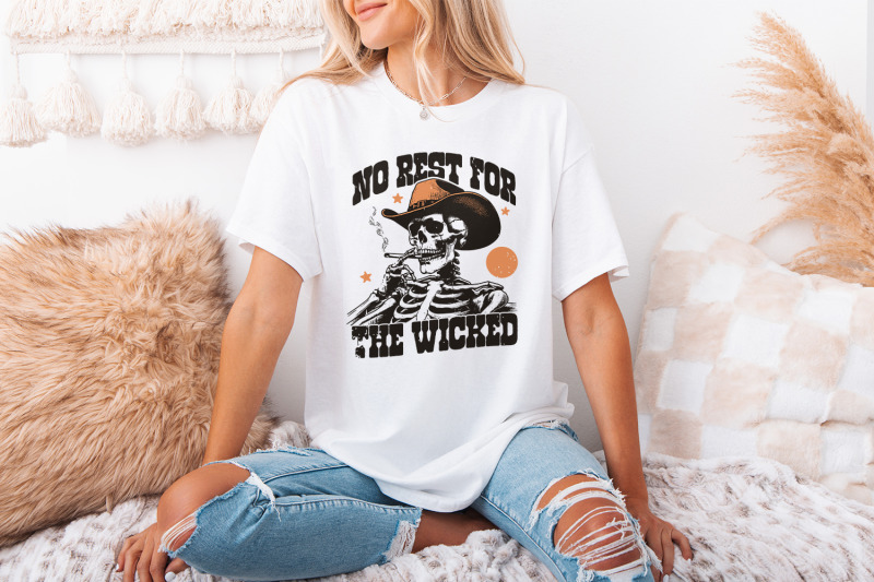 no-rest-for-the-wicked-png-western-cowboy-skull-design-png-vintage-s
