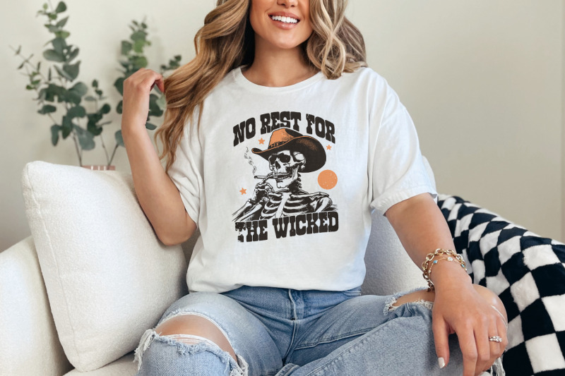 no-rest-for-the-wicked-png-western-cowboy-skull-design-png-vintage-s