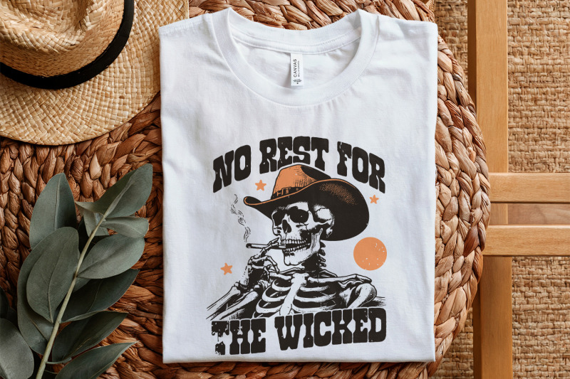 no-rest-for-the-wicked-png-western-cowboy-skull-design-png-vintage-s