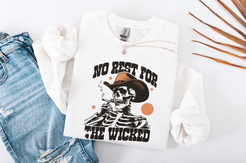 no-rest-for-the-wicked-png-western-cowboy-skull-design-png-vintage-s