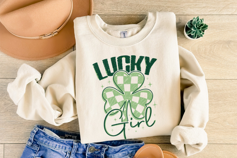 lucky-girl-png-st-patrick-039-s-day-western-green-shamrock-bow-western