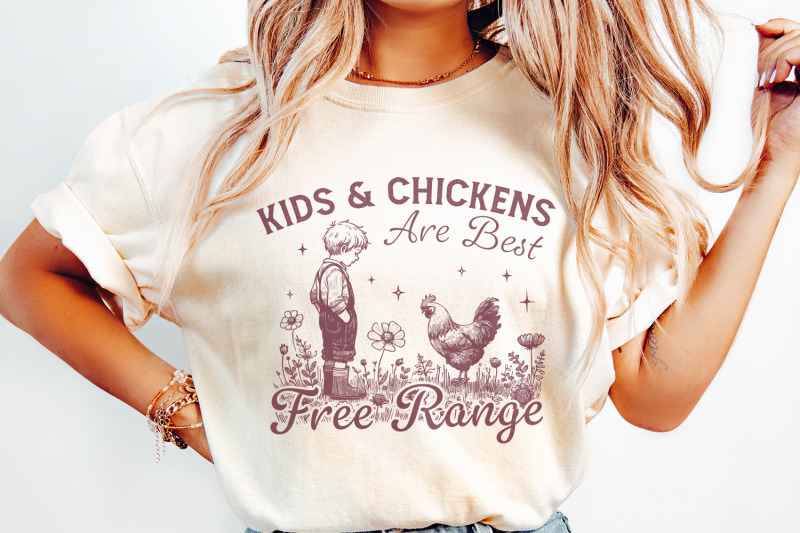 free-range-farm-kid-design-homestead-png-vintage-farm-life-digital