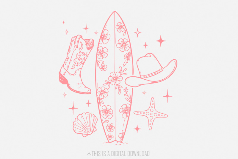 cowgirl-png-summer-cowgirl-png-retro-summer-png-western-summer-png