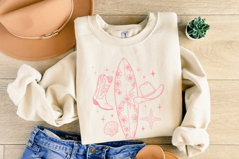 cowgirl-png-summer-cowgirl-png-retro-summer-png-western-summer-png