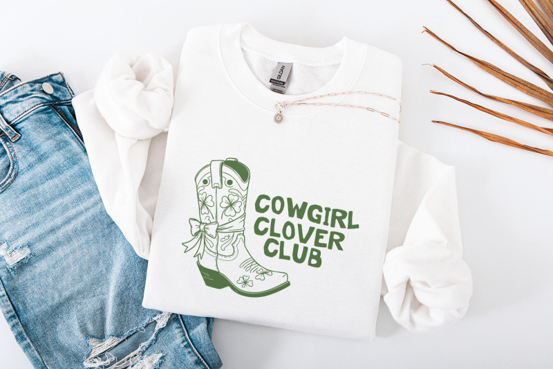cowgirl-boot-st-patrick-039-s-day-png-western-style-clover-png-sublimati