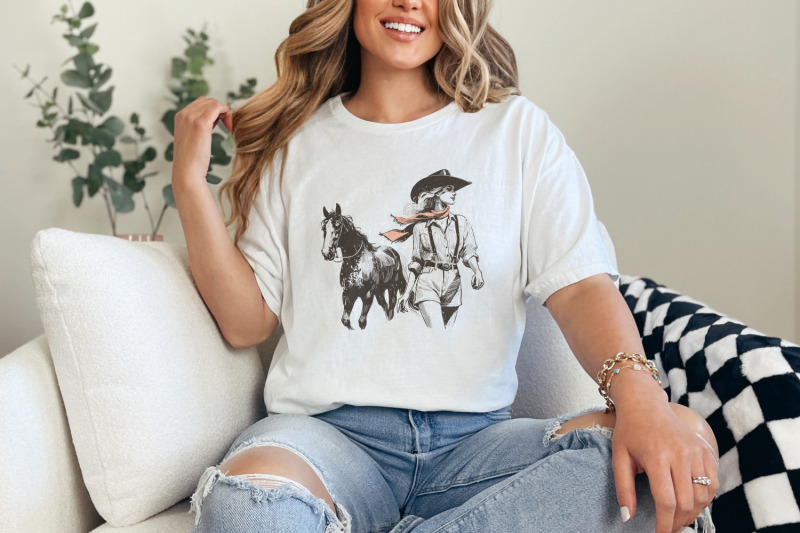 cowgirl-png-western-desert-scene-ranch-scene-cowboy-sublimation-des