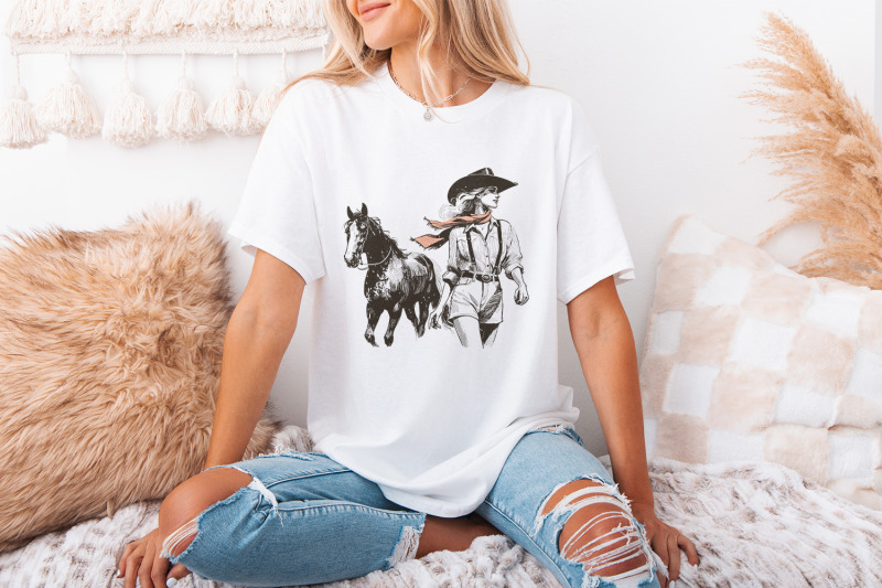 cowgirl-png-western-desert-scene-ranch-scene-cowboy-sublimation-des