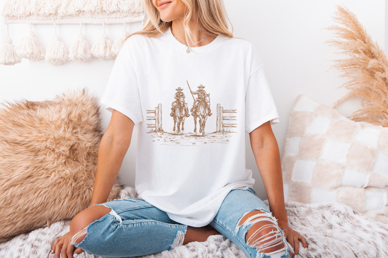 western-cowboy-vintage-retro-png-transparent-graphic-digital-download