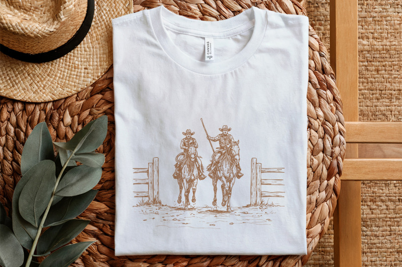 western-cowboy-vintage-retro-png-transparent-graphic-digital-download