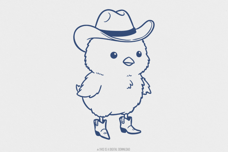 howdy-cowboy-chick-png-clipart-western-themed-chick-digital-download