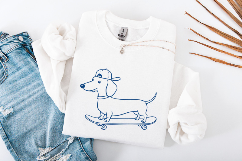 skateboarding-dog-clipart-png-cute-pet-art-fun-animal-design-minima