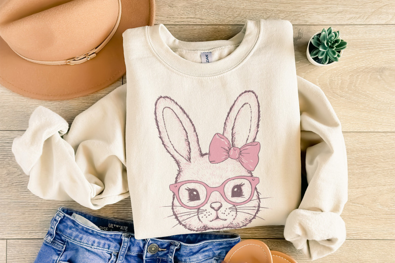 retro-easter-bunny-png-happy-easter-png-vintage-faux-embroidery-fun