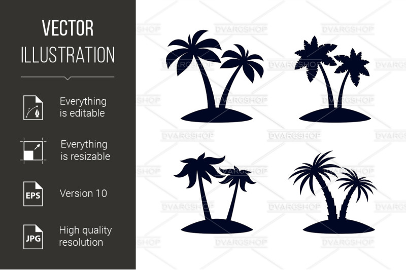 tropical-palm-trees