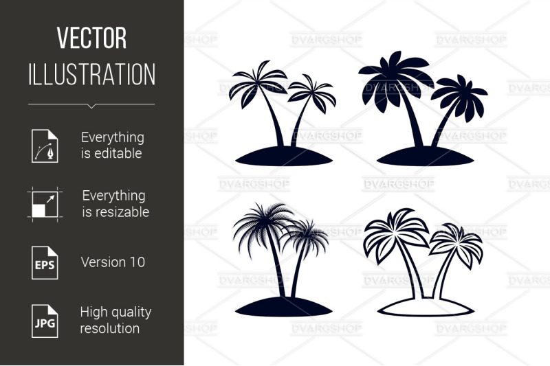tropical-palm-trees