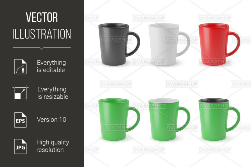 set-of-empty-cups