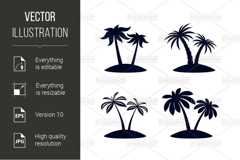 tropical-palm-trees