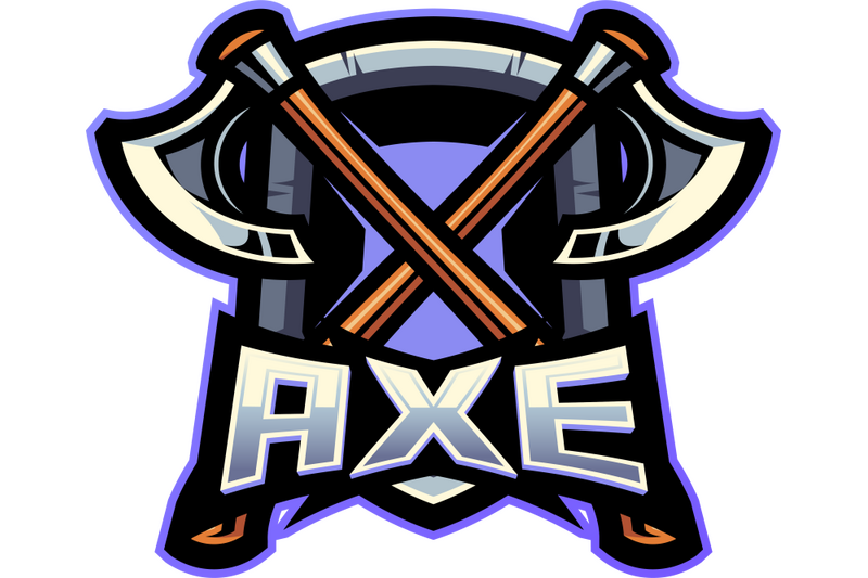 axe-esport-mascot-logo-design