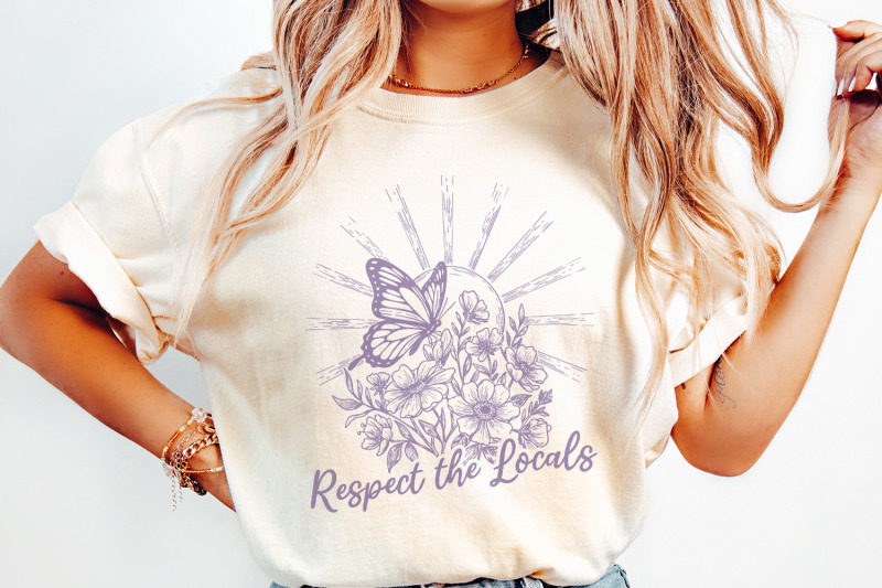 respect-the-locals-png-design-nature-png-flowers-png-butterflies-pn