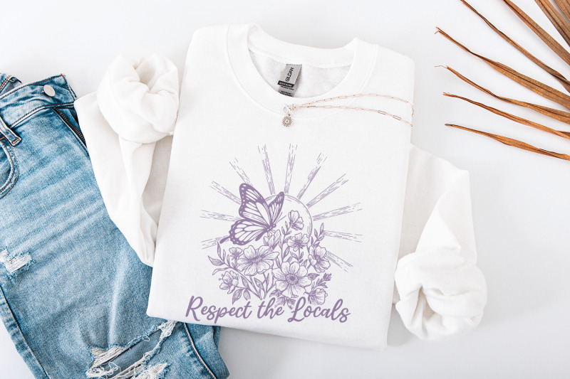 respect-the-locals-png-design-nature-png-flowers-png-butterflies-pn