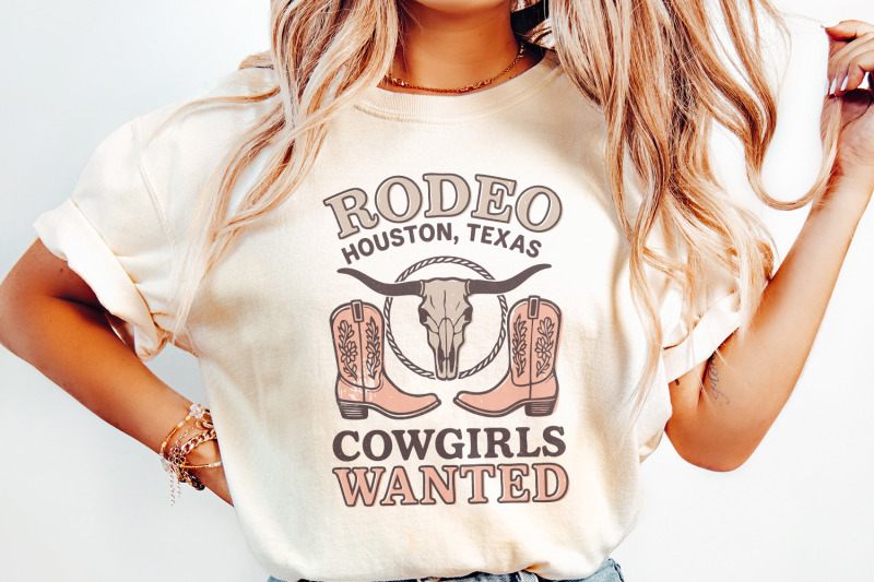 rodeo-texas-cowgirl-retro-png-distressed-cowgirl-boots-western-skull