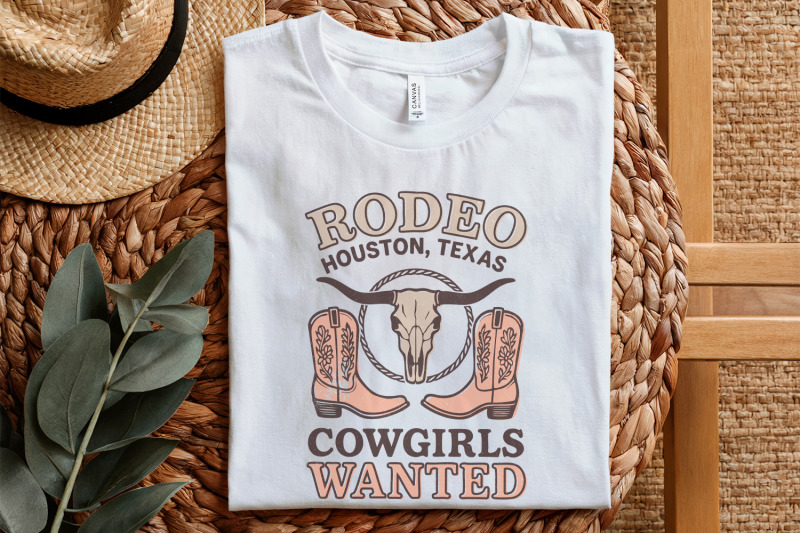 rodeo-texas-cowgirl-retro-png-distressed-cowgirl-boots-western-skull