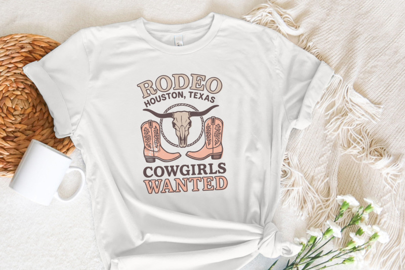 rodeo-texas-cowgirl-retro-png-distressed-cowgirl-boots-western-skull