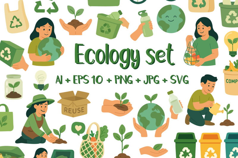 eco-friendly-doodle-set