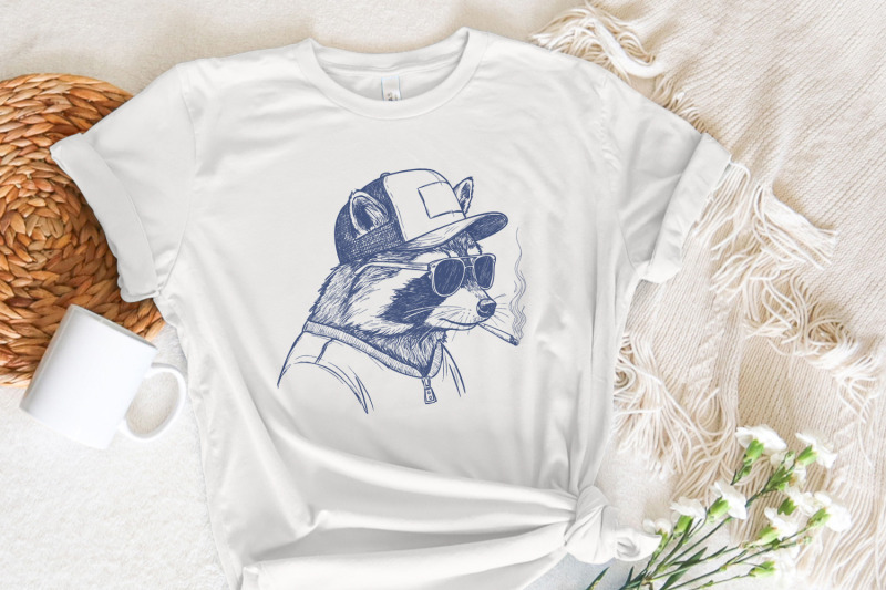 raccoon-mullet-trucker-hat-png-redneck-animals-trailer-park-trash-r