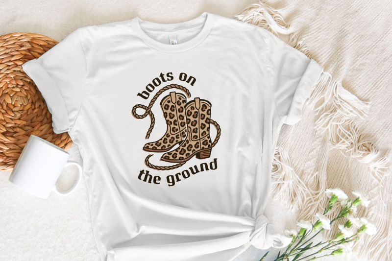 boots-on-the-ground-png-cowgirl-boots-floral-western-shirt-design-c