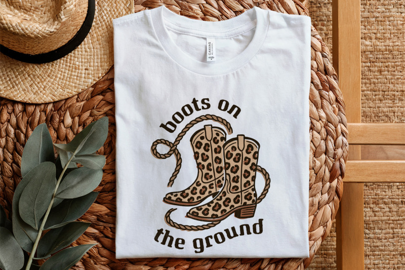 boots-on-the-ground-png-cowgirl-boots-floral-western-shirt-design-c