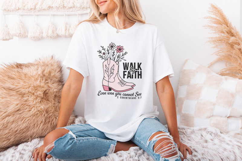 walk-by-faith-cowgirl-boots-png-custom-dtf-transfer-inspirational-su
