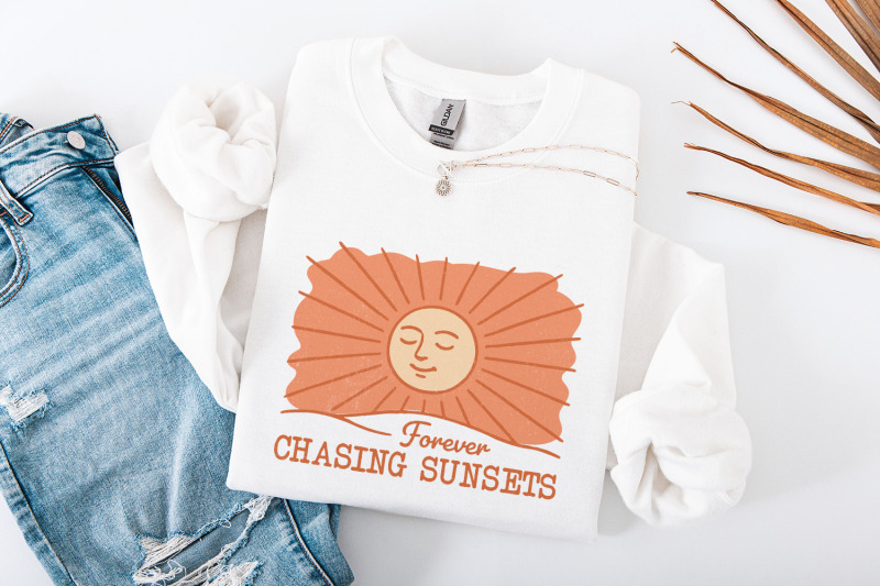 chasing-sunset-png-sublimation-designs-summer-shirt-png-retro-summe