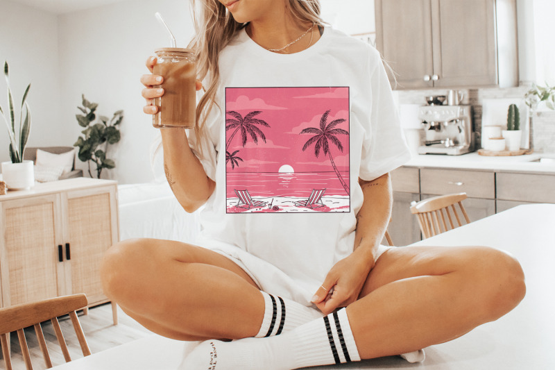 forever-chasing-sunsets-png-summer-shirt-png-retro-summer-png-subli