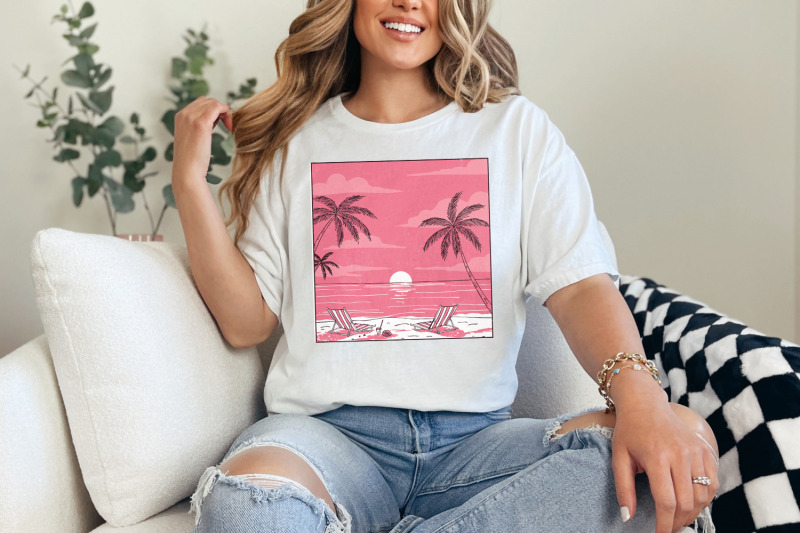forever-chasing-sunsets-png-summer-shirt-png-retro-summer-png-subli