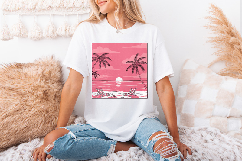 forever-chasing-sunsets-png-summer-shirt-png-retro-summer-png-subli