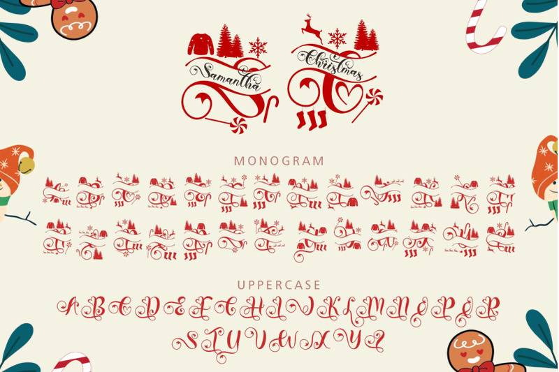 samantha-christmas-monogram