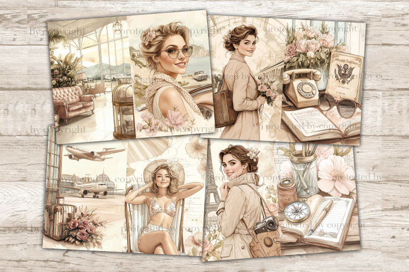 vintage-travel-journal-retro-travel-pages