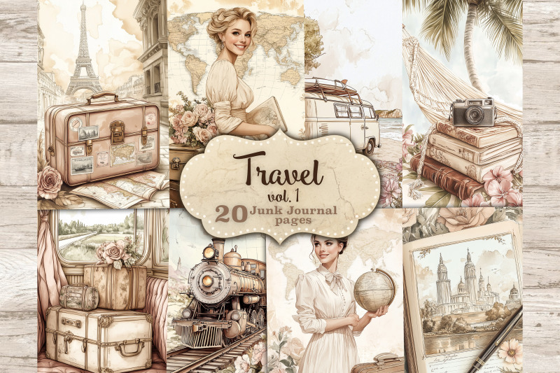 vintage-travel-journal-retro-travel-pages