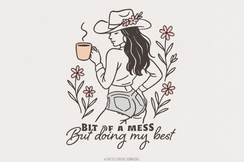 bit-of-a-mess-but-doing-my-best-anxiety-png-funny-png-design-digita