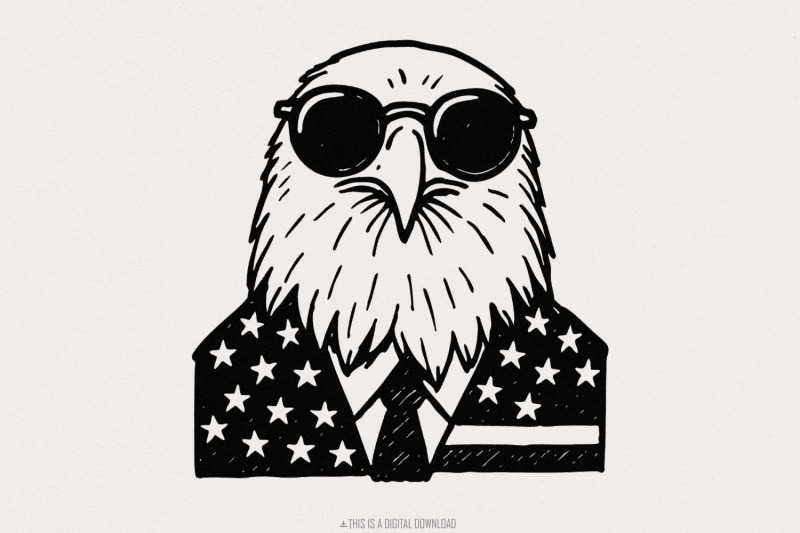patriotic-4th-of-july-png-american-eagle-vintage-design-independence