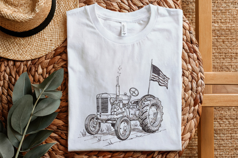 vintage-tractor-png-patriotic-tractor-american-flag-western-design