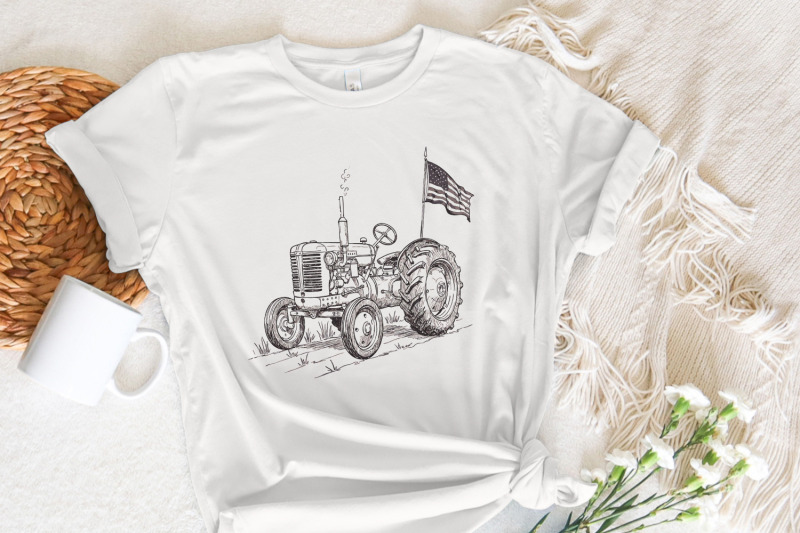 vintage-tractor-png-patriotic-tractor-american-flag-western-design