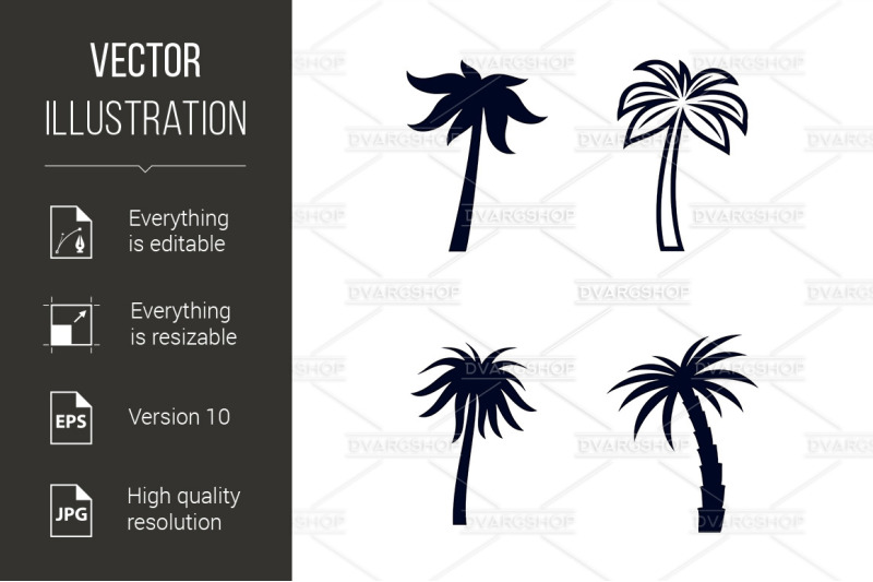tropical-palm-trees