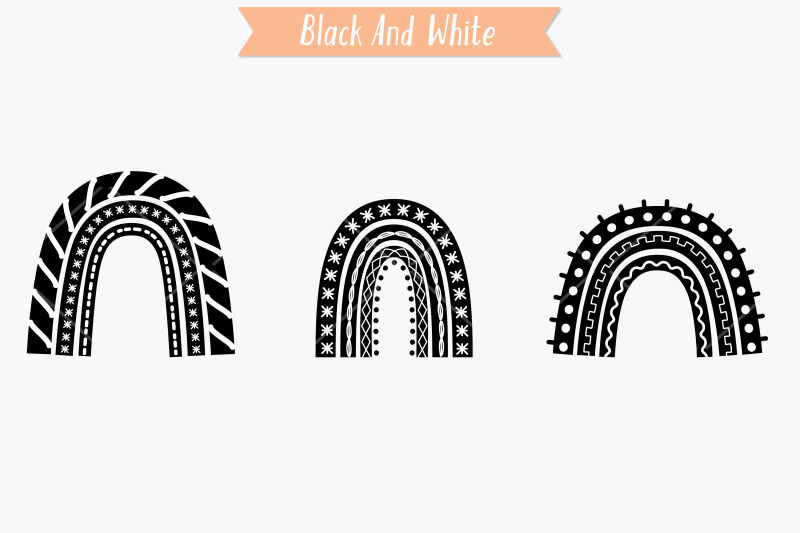 boho-rainbow-doodles-black-amp-white-cute-svg-design