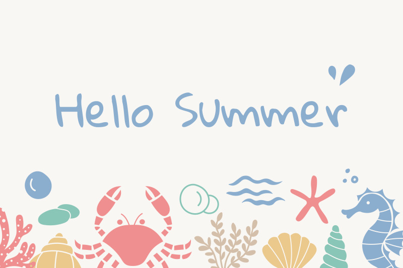 hand-drawn-sea-life-summer-png-clipart