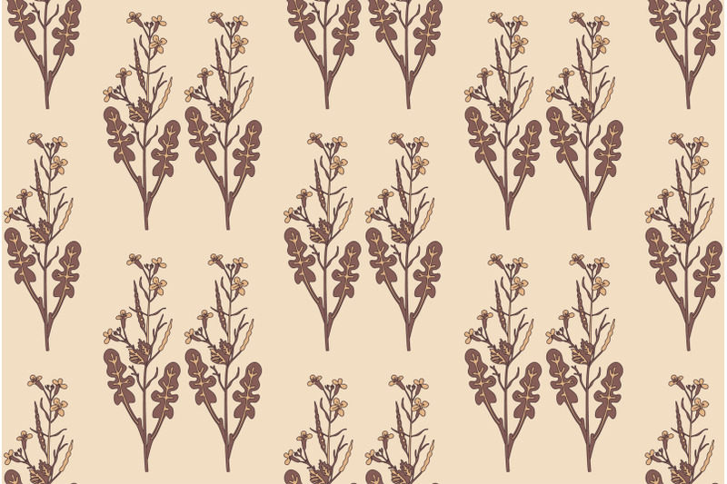 botanical-floral-seamless-pattern-with-wildflowers-bouquet-vector-illu